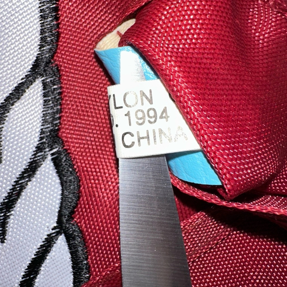 Vintage 1994 Angel with Dove Large House Flag , Blue, Red, White - Picture 8 of 9